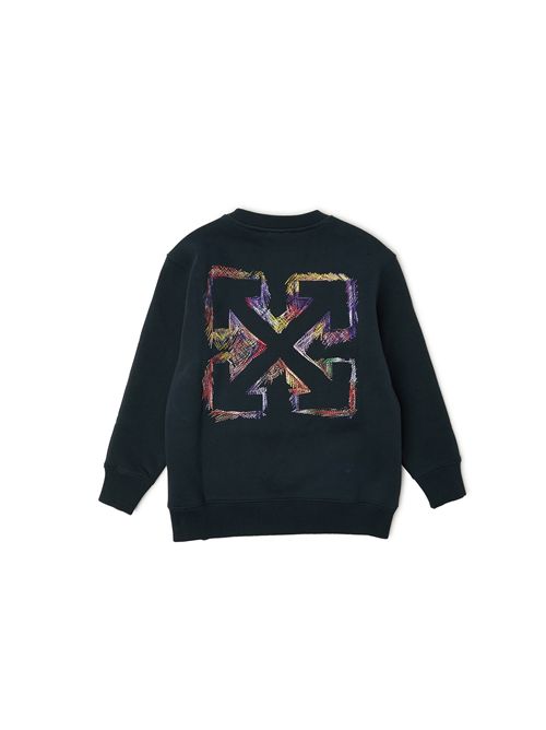 Felpa, unisex, logata. OFF WHITE | FLE00540406